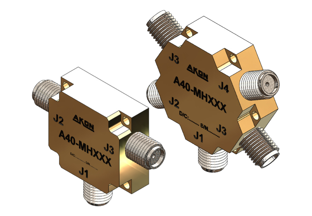 10 - 40 GHz Wilkinson Power Dividers/ Combiners