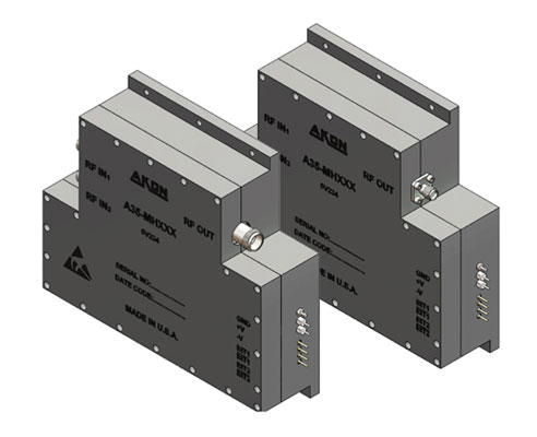 Ruggedized Switchable Input Coaxial Amplifier